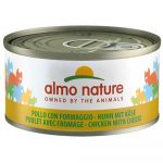 48x70g Pui & Brânză Almo Nature hrană umedă pentru pisici