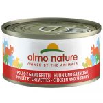 48x70g Pui & Creveți Almo Nature hrană umedă pentru pisici