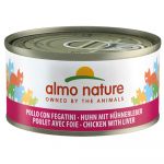 48x70g Pui & Ficat Almo Nature hrană umedă pentru pisici