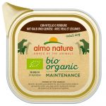 6x100g Vițel și legume bio Almo Nature BioOrganic Maintenance hrană