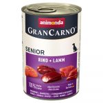 6x400g Senior Original Animonda GranCarno Hrană câini - Vită și miel