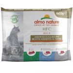 6x55g 3 sortimente de ton în gelatină Almo Nature HFC Natural Pouch