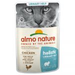 6x70g Almo Nature Holistic Urinary Help Hrană umedă pisici - Pui