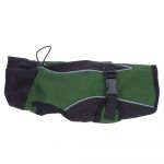 Softshell Hăinuță pentru câini - cca. 35 cm lungimea spatelui, verde