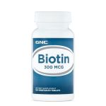Biotina 300 mcg - GNC, 100 comprimate