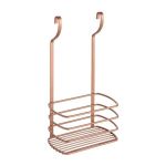 Etajera pentru sticle City Copper, finisaj cupru, 20x12x38 cm