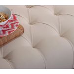 Banca, Fluffe, 209FLF1283, 50% Bumbac / 50% Catifea, Crem