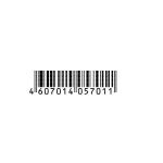 Sticker decorativ, Coduri de Bare, Negru, 90x25 cm