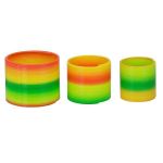 Set joc arc Curcubeu, spirala Slinky, 3 buc, diametru 7, 6, 5 cm