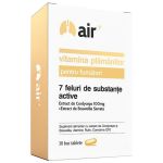 Air 7 Vitamina Plamanilor pentru Fumatori, Green Splid, 30 capsule