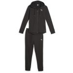 Trening femei Puma Classics Hooded FL Tracksuit 62263701, S, Negru