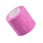 Bandaj elastic autoadeziv Vitammy Autoband, tehnologie cu microfibre, fara lipici, rezistent la apa, 5 x 450 cm, Roz