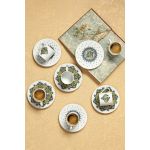 Set cesti de cafea, Beros, 973BRS1608, Portelan, 6 x 6 x 5 cm, 90 ml, 6 cesti cafea, Multicolor