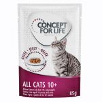12x85g All Cats 10+ în gelatină Concept for Life Hrană umedă