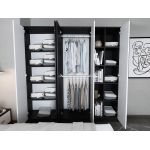 Set Mobila Dormitor Mario 4U 5 piese tapitat wenge