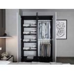 Set Mobila Dormitor Mario 4U 4 piese tapitat wenge