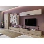 Living Pati 050 - Mobila Sufragerie Stejar + Alb