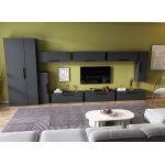 Living Pati 138 - Mobila Sufragerie Gri Antracit