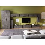 Living Pati 139 - Mobila Sufragerie Gri Beton