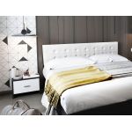Set Mobila Dormitor Mario 4U 4 piese tapitat alb