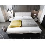 Set Mobila Dormitor Mario 4U tapitat alb
