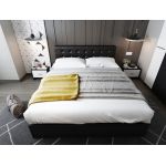 Set Mobila Dormitor Mario 4U 6 piese tapitat wenge