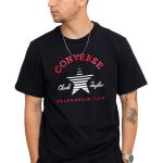 Tricou unisex Converse Gf Ret Chk Grph Tee 10025912-001, S, Negru