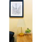 Lampa de masa, FullHouse, 390FLH1702, Metal, Bej / Auriu
