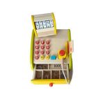 Casa de marcat cu accesorii din lemn, 24x21cm, 7Toys