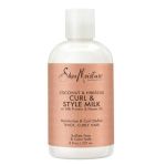 Lapte de styling pentru bucle cu hibiscus si nuca de cocos, Shea Moisture, 237ml