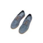 Pantofi pentru bărbați, din piele naturală, casual, Tamer Tanca, albastru deschis, 42