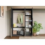 Set Mobila Dormitor Gri Noce C1
