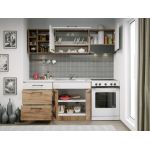 Set Mobila Bucatarie Gastro 200 Alb/Stejar - C08