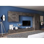 Living Pati 168 - Mobila Sufragerie Gri Beton