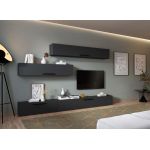 Living Pati 204 - Mobila Sufragerie Gri Antracit