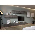 Living Pati 206 - Mobila Sufragerie Gri Beton