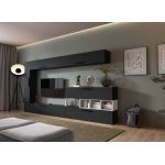 Living Pati 214 - Mobila Sufragerie Gri Antracit