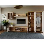 Mobila sufragerie - Living Milan C1 UNO Stejar