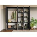Set Mobila Dormitor Gri Noce C5