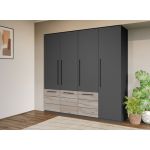 Set Mobila Dormitor Gri Noce C5