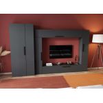 Living Pati 154 - Mobila Sufragerie Gri Antracit