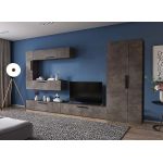 Living Pati 172 - Mobila Sufragerie Gri Beton