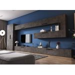 Living Pati 180 - Mobila Sufragerie Gri Beton