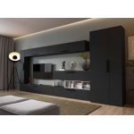 Living Pati 214 - Mobila Sufragerie Gri Antracit