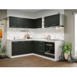 Set Mobila Bucatarie Colt Mina 180*220 Alb/Ferrara - C26