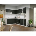 Set Mobila Bucatarie Colt Mina 180*260 Alb/Ferrara - C25