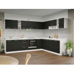 Set Mobila Bucatarie Colt Mina 300*240 Alb/Ferrara - C28