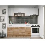 Set Mobila Bucatarie Gastro 220 Alb/Stejar - C20