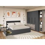 Set Mobila Dormitor Gri Noce C9