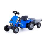 Tractor Turbo albastru, 7Toys